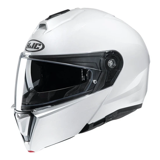 HJC - I90 PEARL WHITE Helmet (Modular / Flip) 1 HJC - I90 PEARL WHITE Helmet (Modular / Flip)