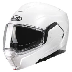 HJC - I100 PEARL WHITE Helmet (Modular / Flip)