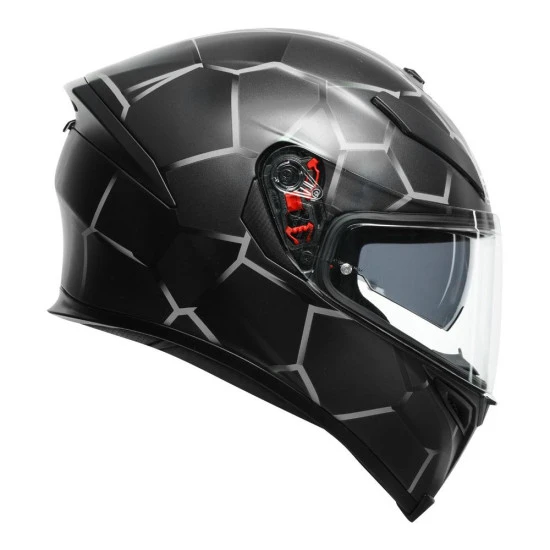 AGV - K5 S "VULCANUM – BLACK GREY GRAY" HELMET 4 AGV - K5 S "VULCANUM – BLACK GREY GRAY" HELMET - Image 4