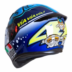 AGV - K-3 SV "VALENTINO ROSSI VR46 MISANO 2015 SHARK FISH" HELMET -Motorcycle Riding Gear 77 377 04202020AGV20K320SV20ROSSI20MISANO20201520helmet20fish20shark203 550x550 1