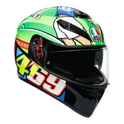 AGV - K-3 SV "VALENTINO ROSSI VR46 MUGELLO SOCCER 2017 / NICKY HAYDEN 469 TRIBUTE" HELMET