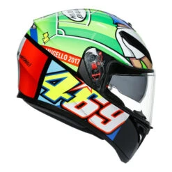 AGV - K-3 SV "VALENTINO ROSSI VR46 MUGELLO SOCCER 2017 / NICKY HAYDEN 469 TRIBUTE" HELMET -Motorcycle Riding Gear 77 386 0920AGV20K 320SV20VALENTINO20ROSSI20VR4620MUGELLO20SOCCER20201720NICKY20HAYDEN2046920TRIBUTE20HELMET20K3202 550x550 1