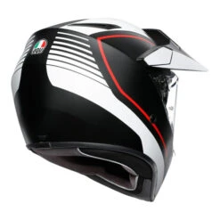 AGV - AX9 "PACIFIC ROAD MULTI - MATT BLACK / WHITE / RED" ADVENTURE TOURING HELMET -Motorcycle Riding Gear 77 691 0920AGV20AX920PACIFIC20ROAD20MULTI20MATT20BLACK20WHITE20RED20ADVENTURE20TOURING20HELMET204 550x550 1