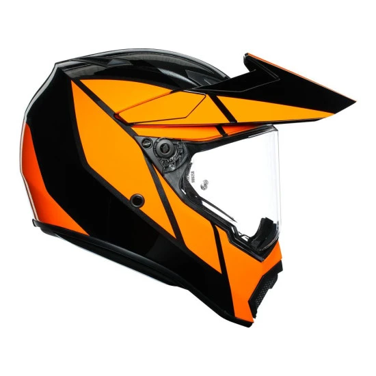 AGV - AX9 "TRAIL GUNMETAL / ORANGE / BLACK" ADVENTURE TOURING HELMET 2 AGV - AX9 "TRAIL GUNMETAL / ORANGE / BLACK" ADVENTURE TOURING HELMET - Image 2