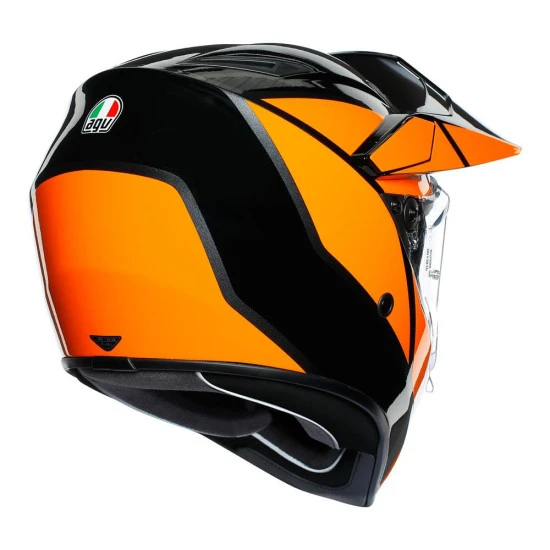 AGV - AX9 "TRAIL GUNMETAL / ORANGE / BLACK" ADVENTURE TOURING HELMET 4 AGV - AX9 "TRAIL GUNMETAL / ORANGE / BLACK" ADVENTURE TOURING HELMET - Image 4