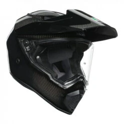 AGV - AX9 "GLOSSY CARBON SHINY BLACK" ADVENTURE TOURING HELMET