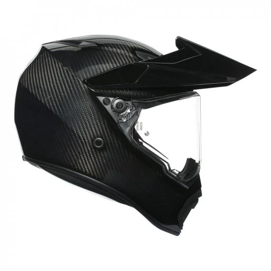 AGV - AX9 "GLOSSY CARBON SHINY BLACK" ADVENTURE TOURING HELMET 5 AGV - AX9 "GLOSSY CARBON SHINY BLACK" ADVENTURE TOURING HELMET - Image 5