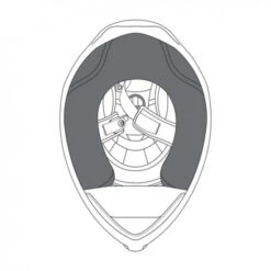 AGV - K1 "REMOVABLE CHEEK PADS" HELMET