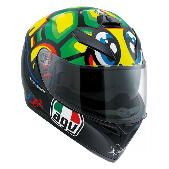 AGV - K-3 SV "VALENTINO ROSSI VR46 TARTARUGA TURTLE" HELMET 1 AGV - K-3 SV "VALENTINO ROSSI VR46 TARTARUGA TURTLE" HELMET