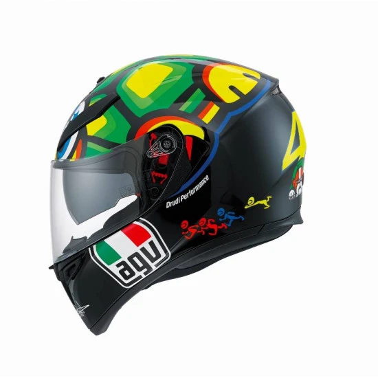 AGV - K-3 SV "VALENTINO ROSSI VR46 TARTARUGA TURTLE" HELMET 2 AGV - K-3 SV "VALENTINO ROSSI VR46 TARTARUGA TURTLE" HELMET - Image 2