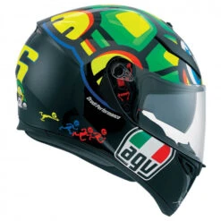 AGV - K-3 SV "VALENTINO ROSSI VR46 TARTARUGA TURTLE" HELMET 7 AGV - K-3 SV "VALENTINO ROSSI VR46 TARTARUGA TURTLE" HELMET -Motorcycle Riding Gear AGV20K 320K320SV20Helmets20Tartaruga20Turtle201 02 550x550 1