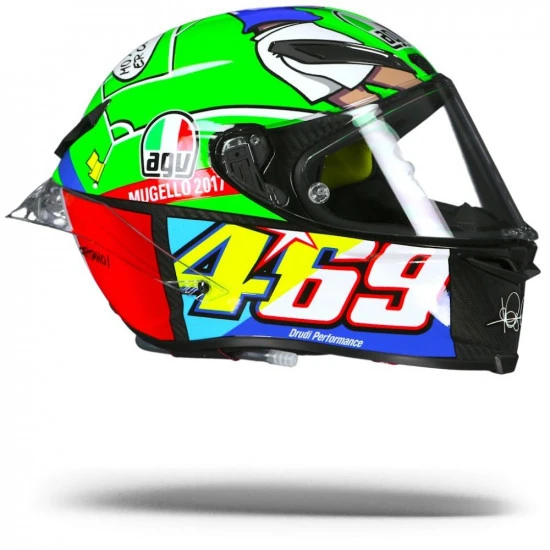AGV - PISTA GP R "ROSSI MUGELLO" 46 69 CARBON HELMET 2 AGV - PISTA GP R "ROSSI MUGELLO" 46 69 CARBON HELMET - Image 2