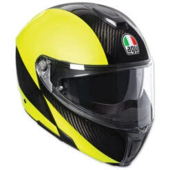 AGV - SPORTMODULAR "HI-VIS FLURO YELLOW" CARBON HELMET