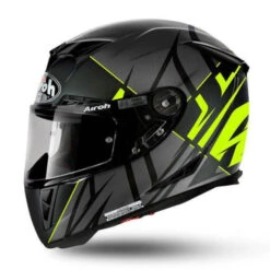 AIROH - GP500 SECTORS "YELLOW MATT" MOTORCYCLE RACE HELMET SIZE L LARGE HAGPF055