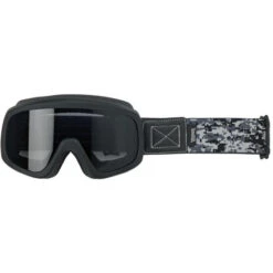 BILTWELL OVERLAND 2.0 RACER GOGGLES SATIN BLACK GREY GRAY CAMO