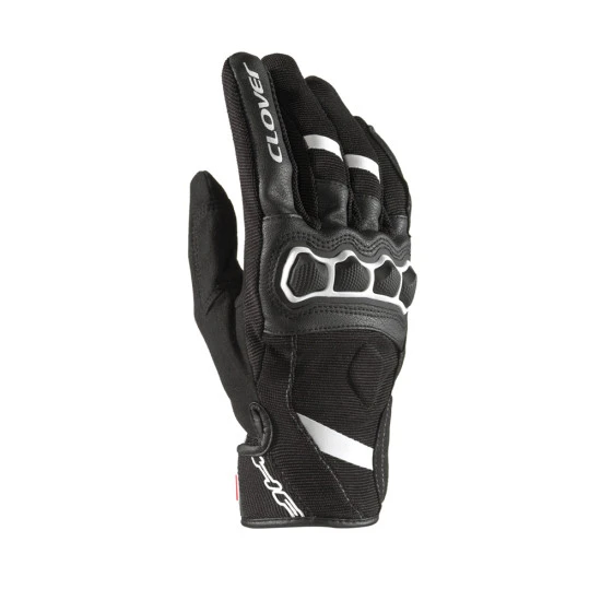 CLOVER AIRTOUCH-2 Summer Mesh Gloves (N) Black White 1 CLOVER AIRTOUCH-2 Summer Mesh Gloves (N) Black White