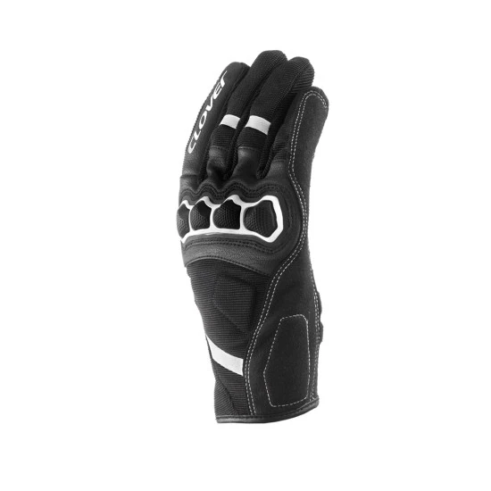 CLOVER AIRTOUCH-2 Summer Mesh Gloves (N) Black White 3 CLOVER AIRTOUCH-2 Summer Mesh Gloves (N) Black White - Image 3
