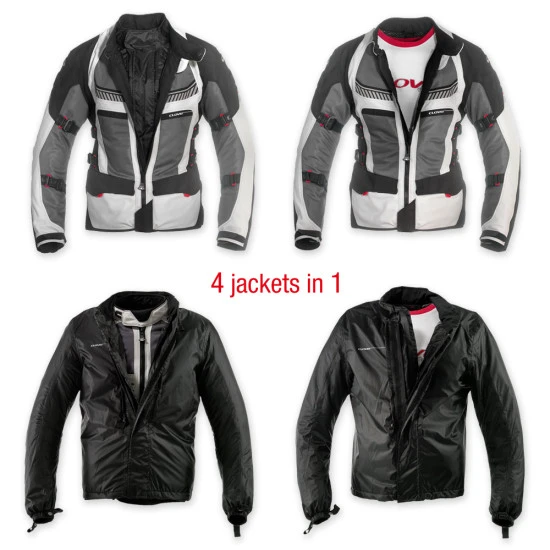 Clover VENTOURING-2 WP Waterproof Jacket Black - Airbag Optional 2 Clover VENTOURING-2 WP Waterproof Jacket Black - Airbag Optional - Image 2