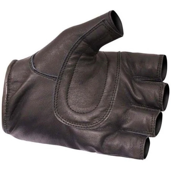 DRIRIDER Fingerless Summer Cruiser Leather Gloves Sizes S - M - L - XL - 2XL - 3XL - 4XL 2 DRIRIDER Fingerless Summer Cruiser Leather Gloves Sizes S - M - L - XL - 2XL - 3XL - 4XL - Image 2