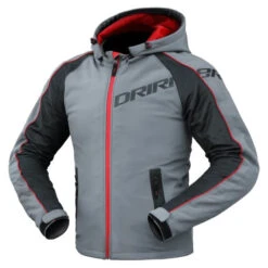 DRIRIDER Atomic Hoody Vented Casual Look Jacket Sizes XS - S - M - L - XL - 2XL - 3XL - 4XL
