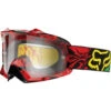 FOX AIR SPACE GOGGLE - ENCORE RASTA W/CLEAR LENS