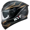 KYT NF-R TRACK DAVO JOHNSON BLACK GOLD FULL FACE MOTORCYCLE HELMET (NFR With PINLOCK)