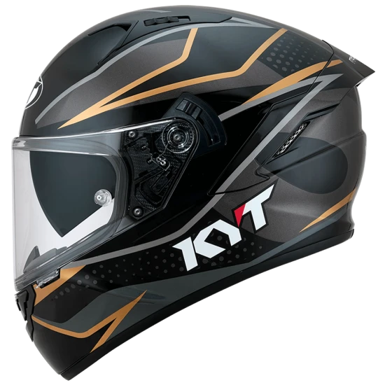 KYT NF-R TRACK DAVO JOHNSON BLACK GOLD FULL FACE MOTORCYCLE HELMET (NFR With PINLOCK) 1 KYT NF-R TRACK DAVO JOHNSON BLACK GOLD FULL FACE MOTORCYCLE HELMET (NFR With PINLOCK)