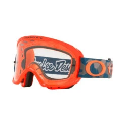 OAKLEY OFRAME 2.0 PRO - TLD Cosmic Jungle Blue W Dark Grey Hi Impact Lens (Troy Lee Designs)