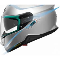 SHOEI GT-AIR II (2) INSIGNIA TC-2 BLUE 13 SHOEI GT-AIR II (2) INSIGNIA TC-2 BLUE -Motorcycle Riding Gear SHOEI20GT AIR20II20220EMBLEM20TC 120320Aerodynamics20and20Noise20Reduction 550x550w