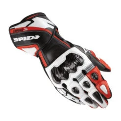 SPIDI - CARBO 3 LEATHER MOTORCYCLE RACE GLOVES - RED