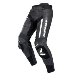 SPIDI - RR PRO LEATHER MOTORCYCLE TRACK RACE PANT *BLACK/WHITE*