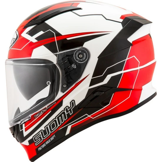 SUOMY SPEEDSTAR - CAMSHAFT Black White Red Sport Touring Helmet 1 SUOMY SPEEDSTAR - CAMSHAFT Black White Red Sport Touring Helmet