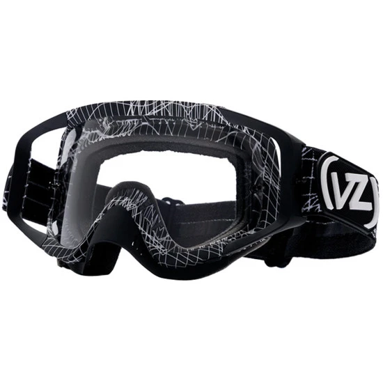 VON ZIPPER MX GOGGLE PORKCHOP "WIRE FRAME BLACK WHITE" 1 VON ZIPPER MX GOGGLE PORKCHOP "WIRE FRAME BLACK WHITE"