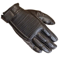 RSD ROLAND SANDS "DIESEL" LEATHER MOTORCYCLE GLOVES - BLACK GREY