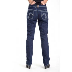 SARTSO - WOMENS "REGULAR STRAIGHT LEG" BLUE -Motorcycle Riding Gear womensblue6 02 550x550h