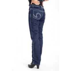 SARTSO - WOMENS "REGULAR STRAIGHT LEG" BLUE -Motorcycle Riding Gear womensblue6 03 550x550h