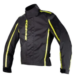 SPIDI - MOTORCYCLE RAIN COVER SPRAY JACKET +BLACK W/FLURO YELLOW+